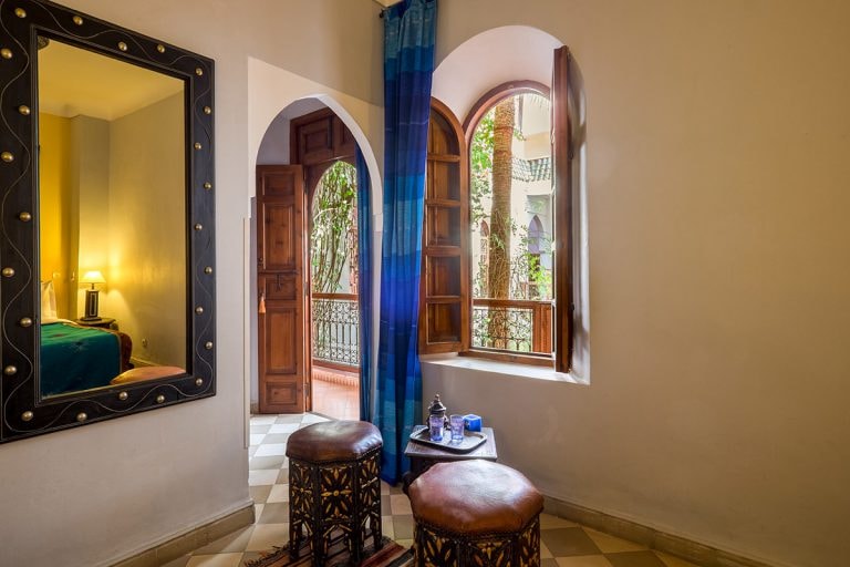 Riad Sable Chaud Marrakech — Vue générale sur l'architecture authentique du Riad